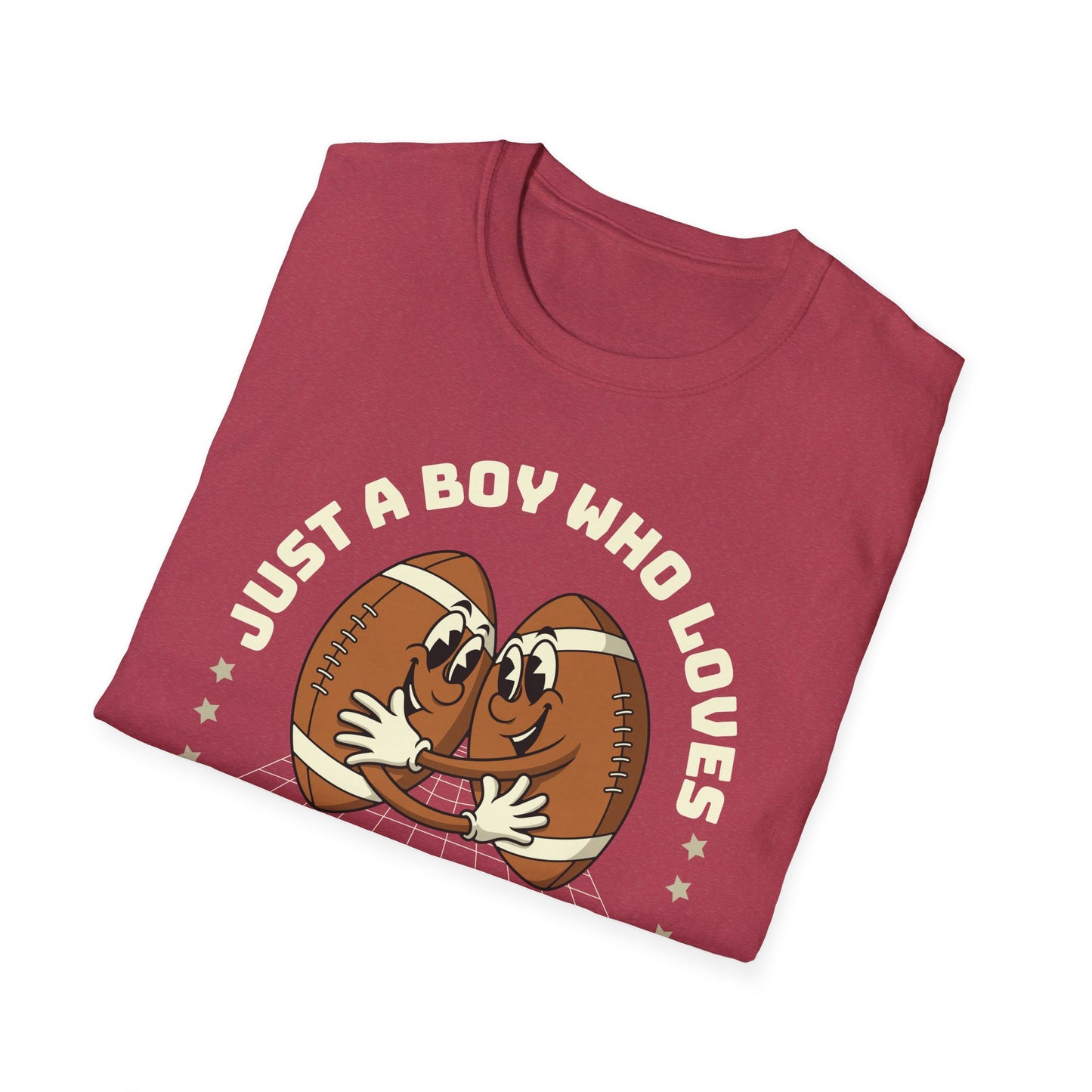 Just a Boy Who Loves Football Game Day T-Shirt