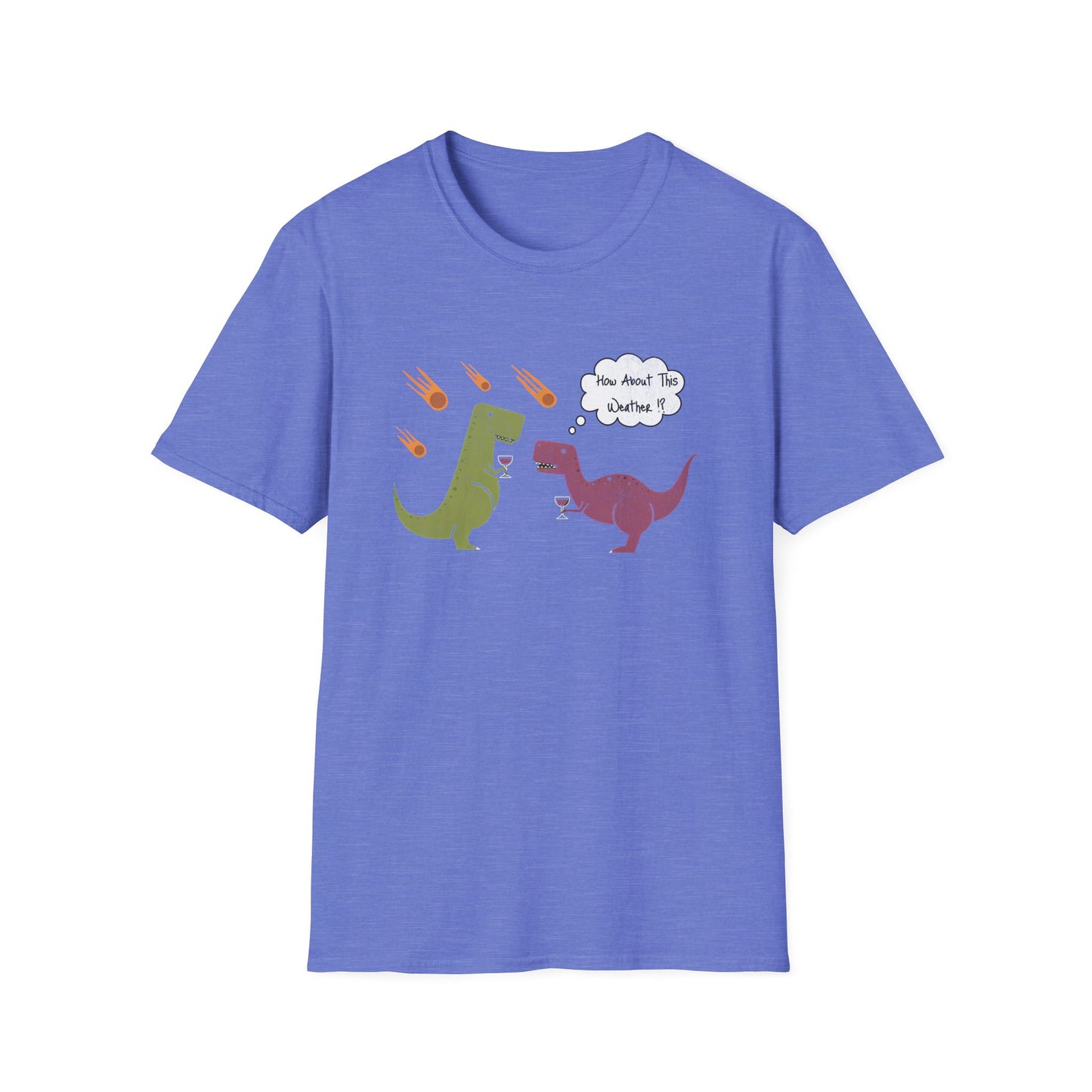 Funny T-Rex How About This Weather? Dino Puns T-Shirt