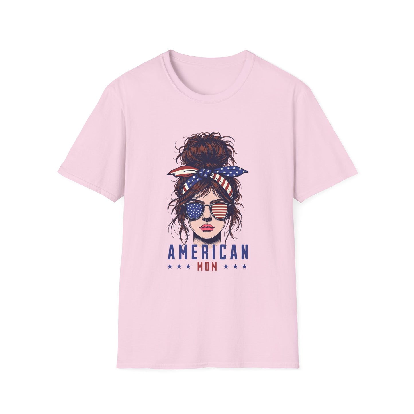 4th of July Gifts for Mothers American Mom T-shirt