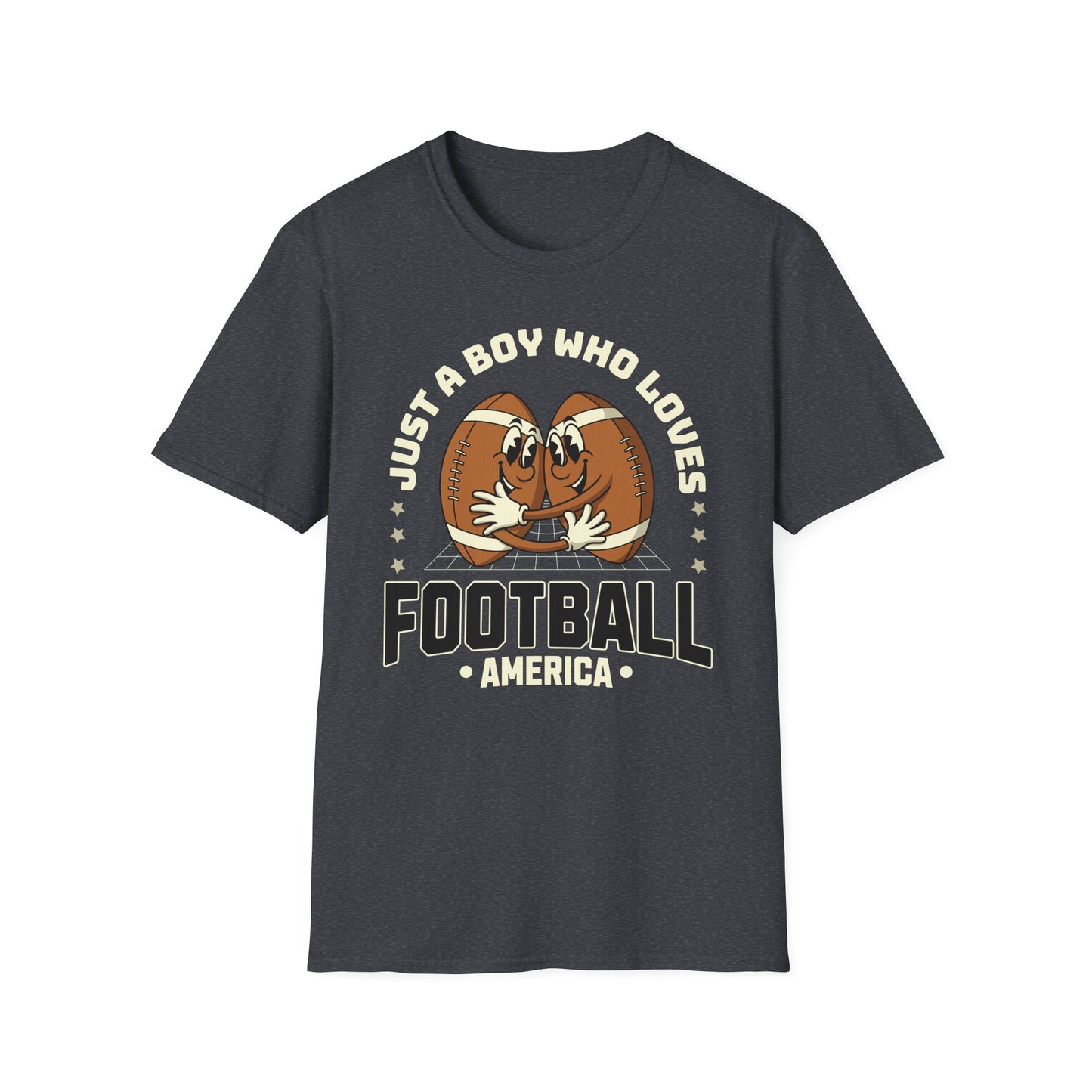 Just a Boy Who Loves Football Game Day T-Shirt