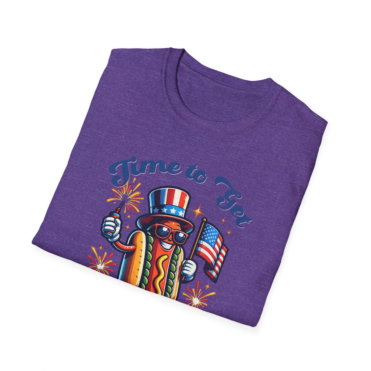 BBQ Hotdogs & Star-Spangled Shenanigans 4th of July T-shirt