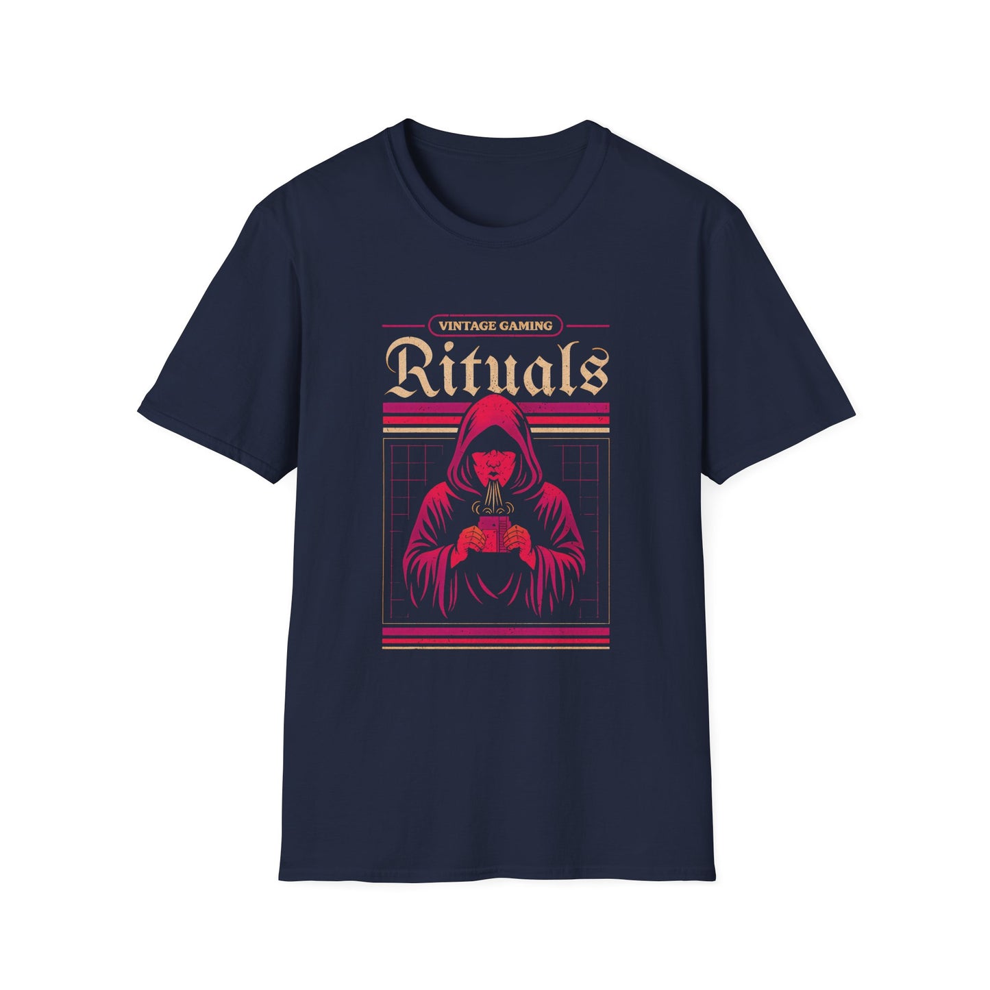 Vintage Gaming Rituals Retro Old School Gamer T-Shirt