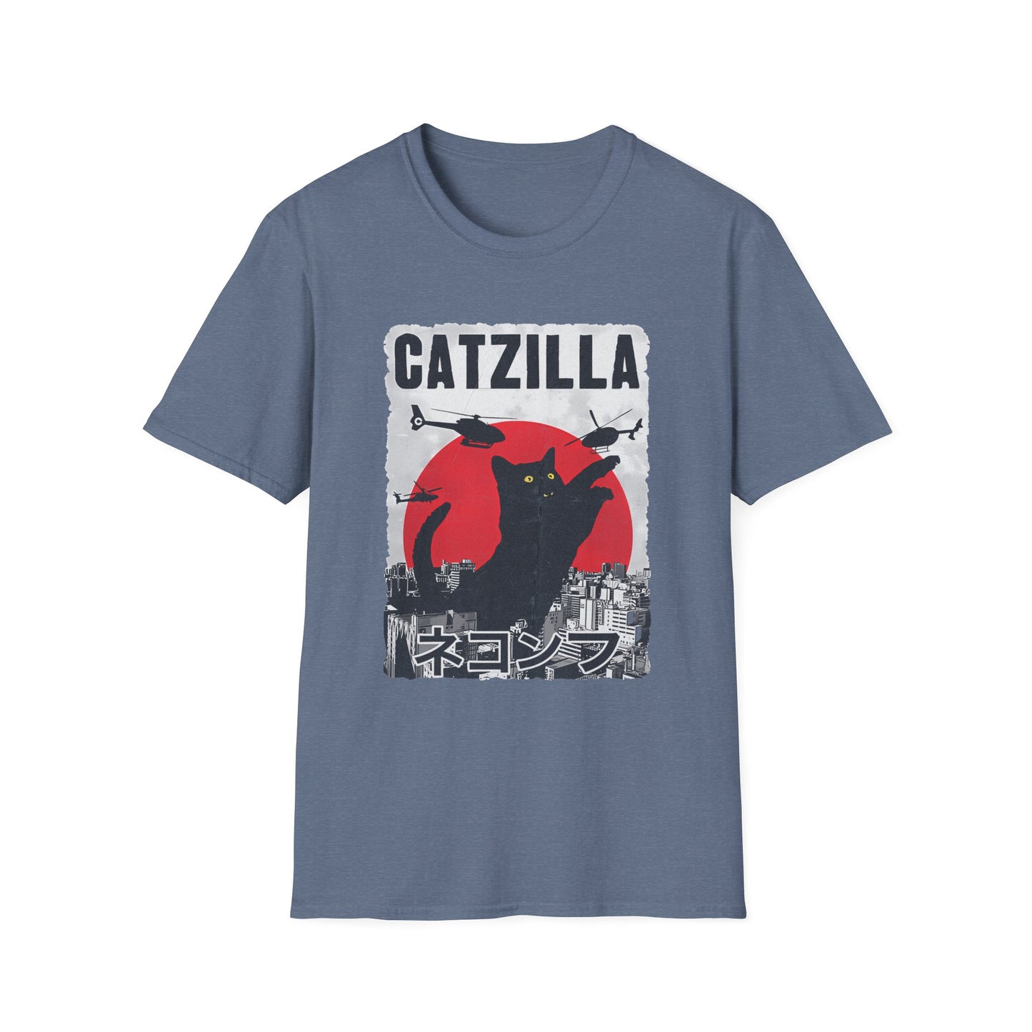 Catzilla Pop Culture Godzilla T-Shirt