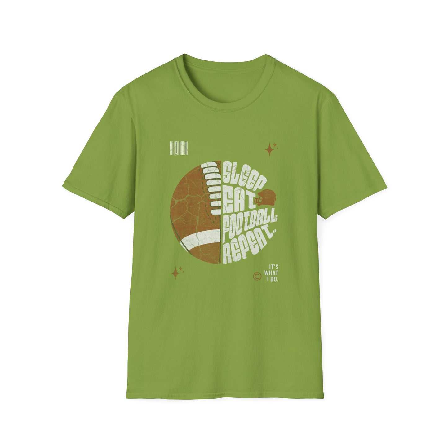 Eat Sleep Football Repeat Football Game Day T-Shirt