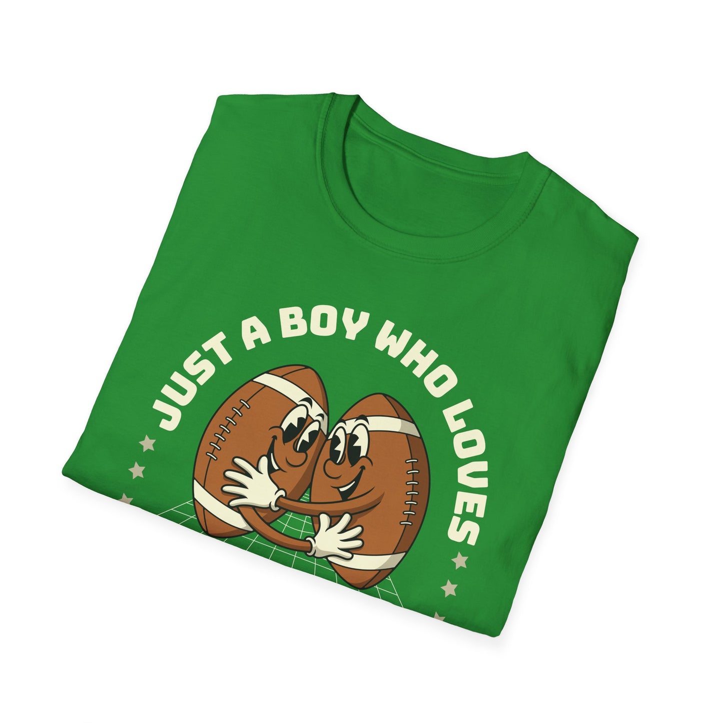 Just a Boy Who Loves Football Game Day T-Shirt