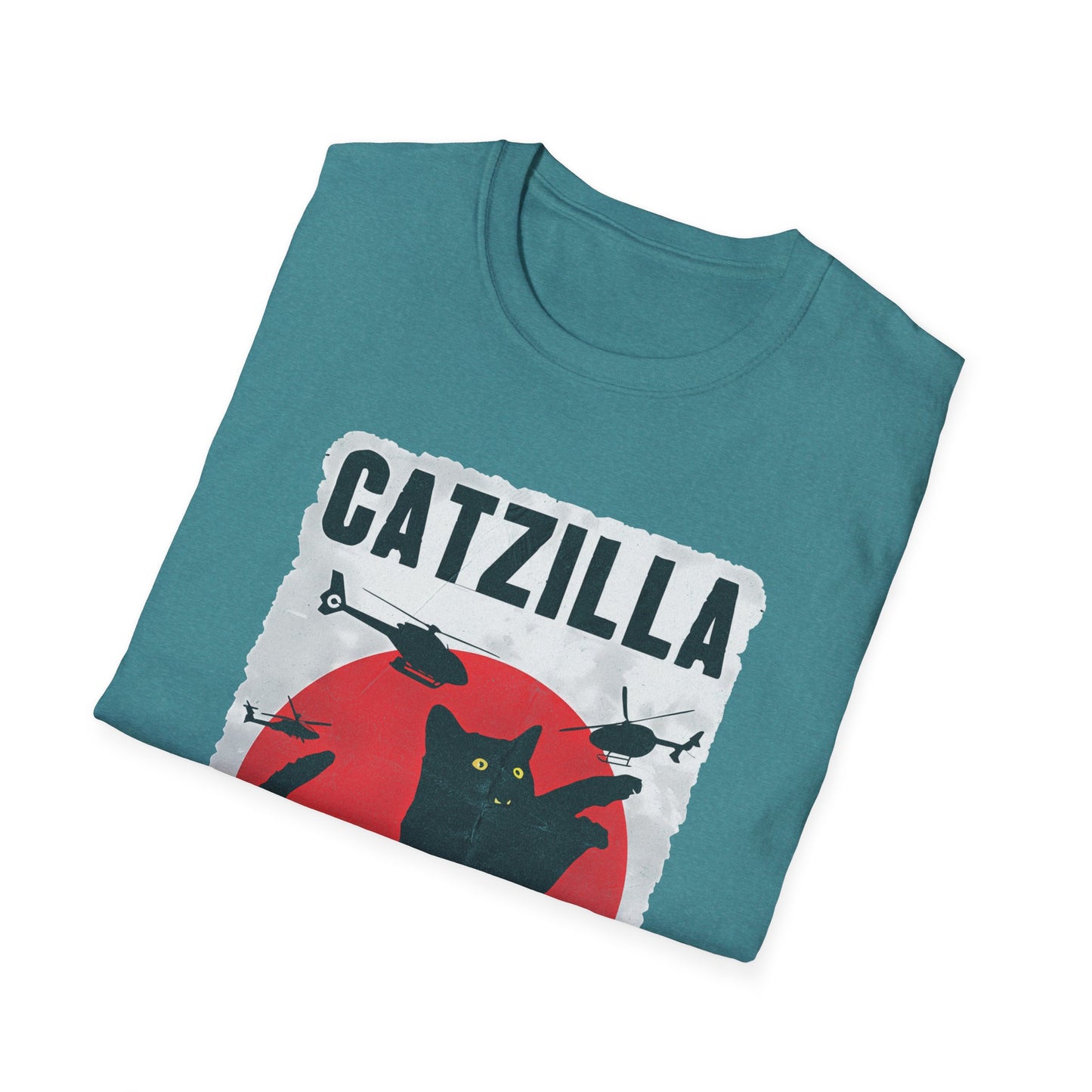 Catzilla Pop Culture Godzilla T-Shirt