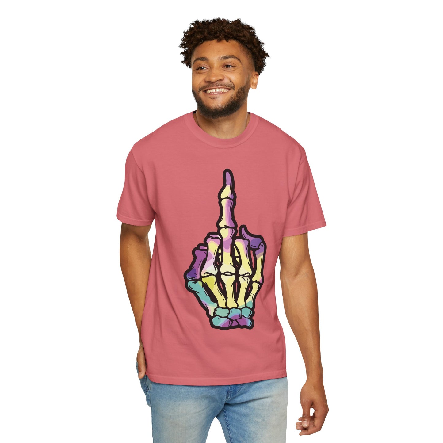 Skeleton Hand F You Streetwear T-shirt