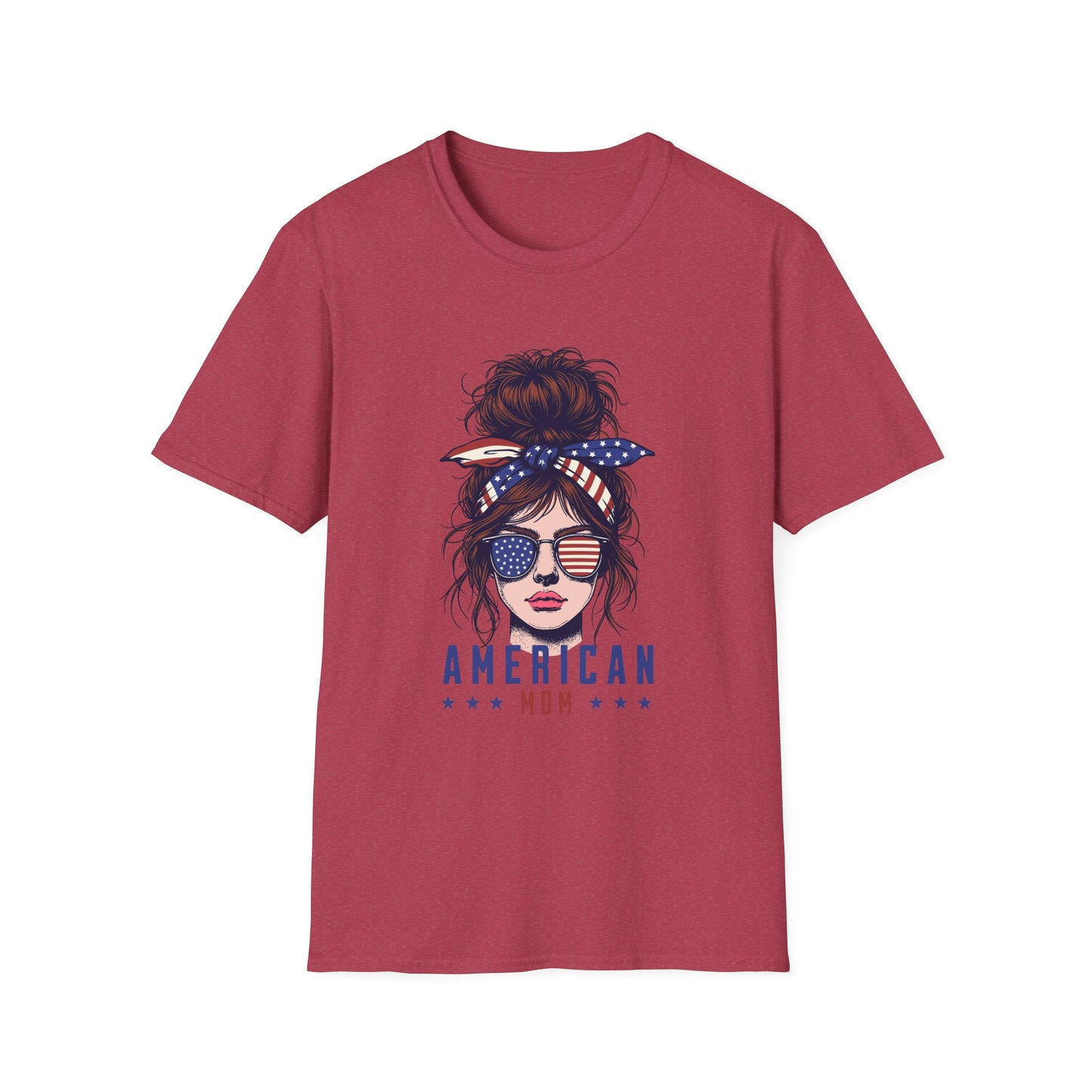 4th of July Gifts for Mothers American Mom T-shirt