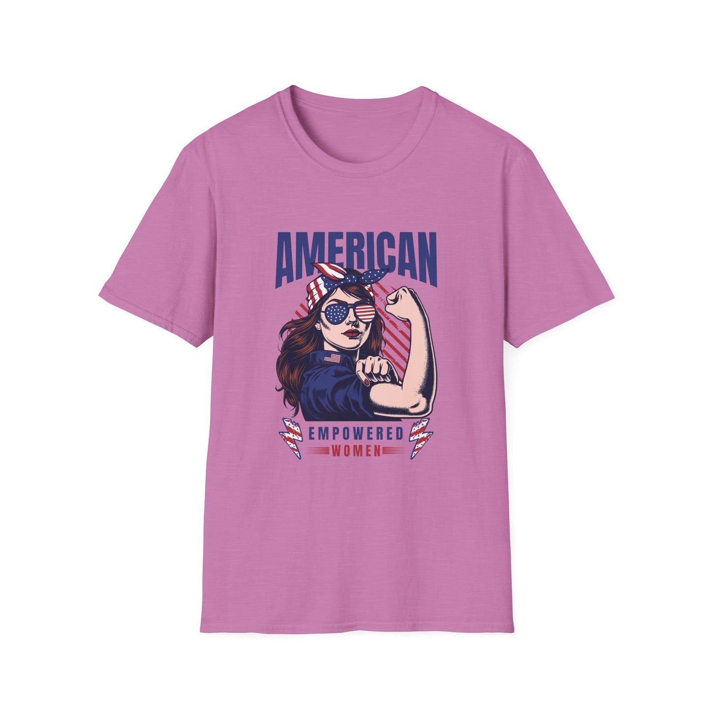 American Empowered Woman 4th of July Gifts Women's T-shirt