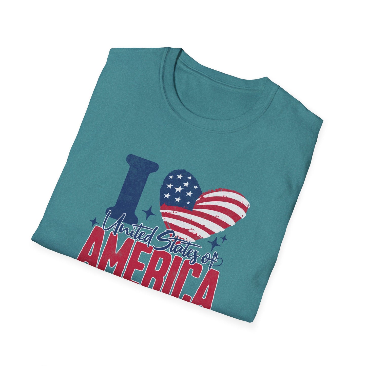 I Love United States of America 4th of July T-Shirt