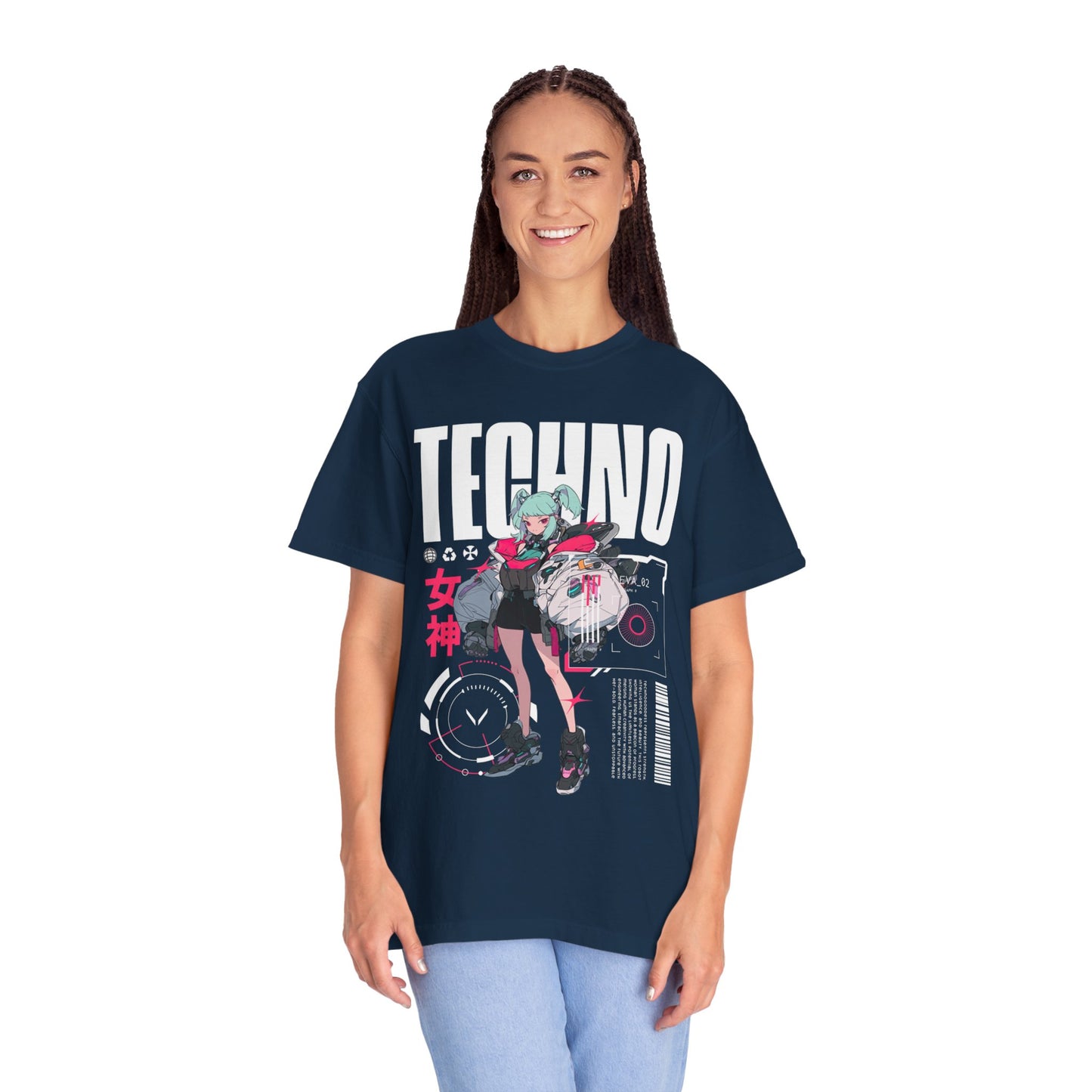 Techno Anime Girl T-shirt