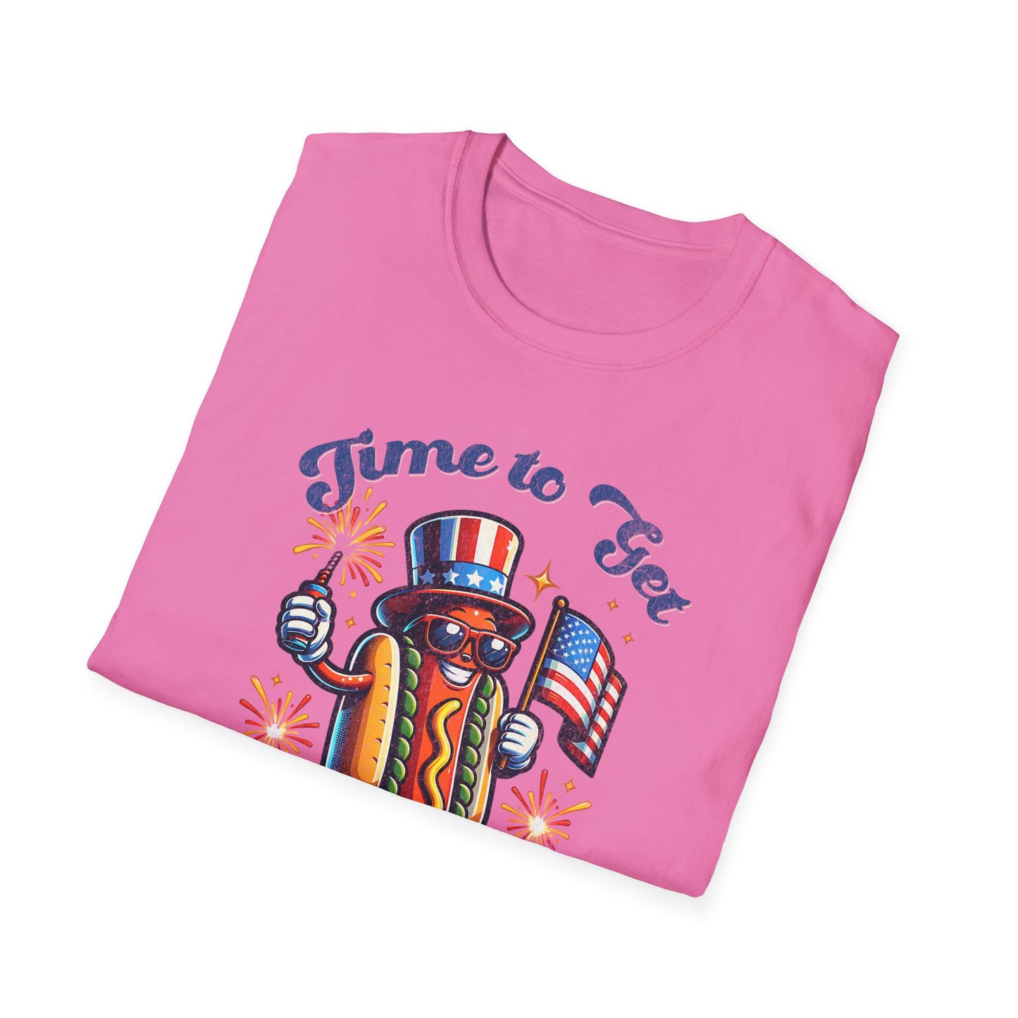 BBQ Hotdogs & Star-Spangled Shenanigans 4th of July T-shirt