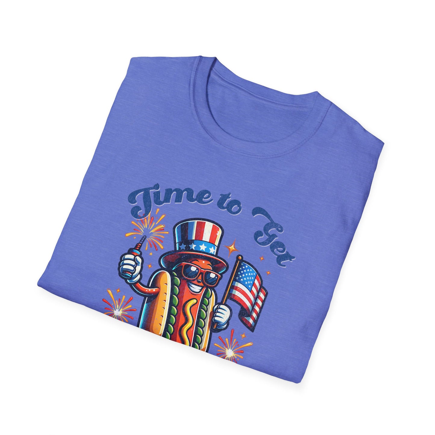 BBQ Hotdogs & Star-Spangled Shenanigans 4th of July T-shirt