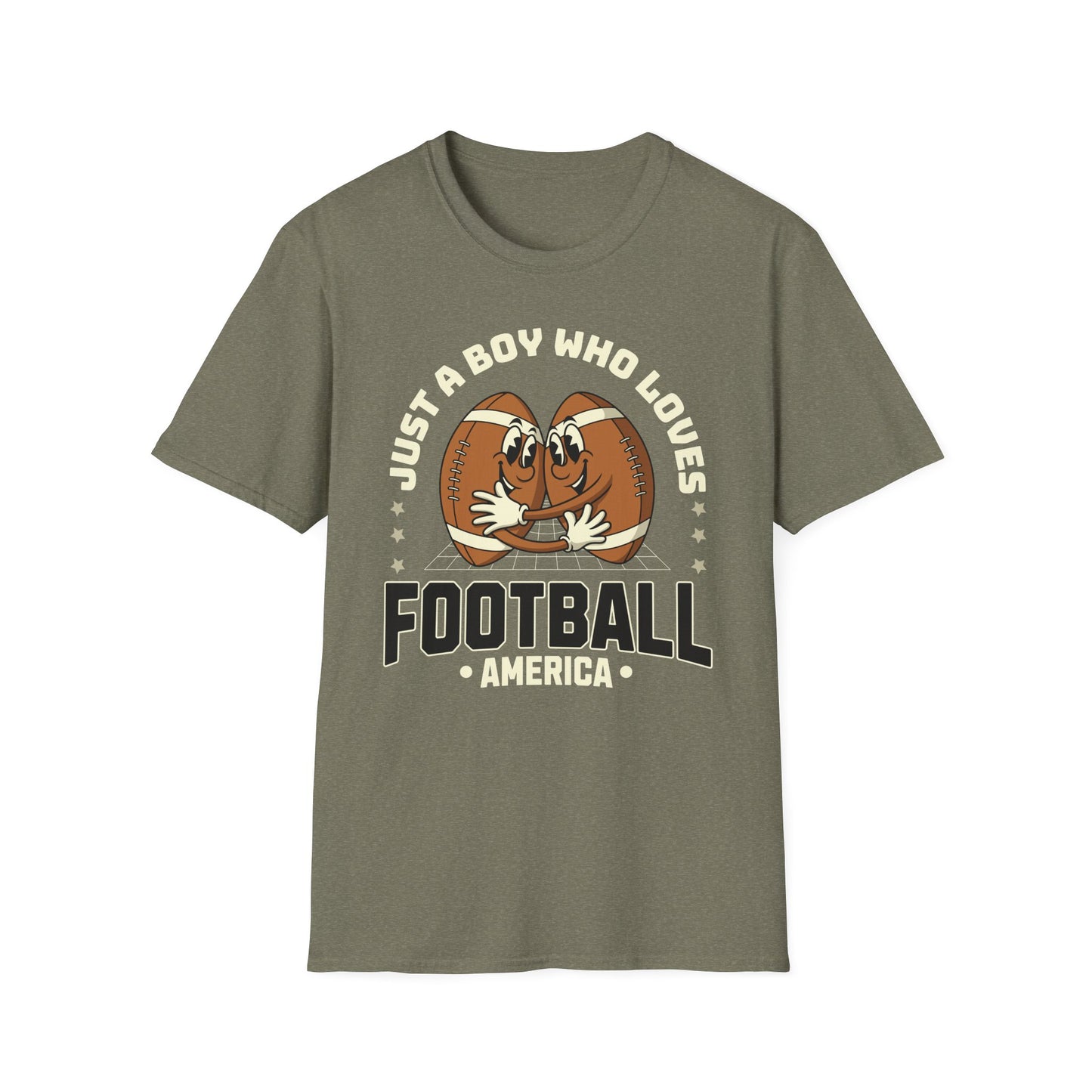 Just a Boy Who Loves Football Game Day T-Shirt