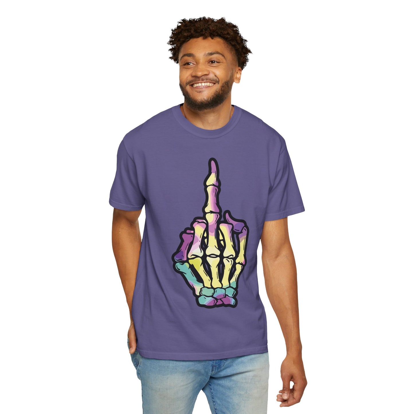Skeleton Hand F You Streetwear T-shirt