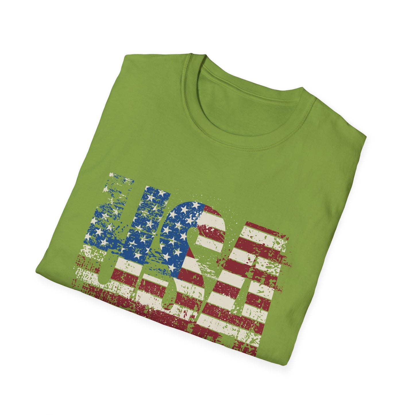 USA Pride US Flag Made in America 4th of July T-shirt