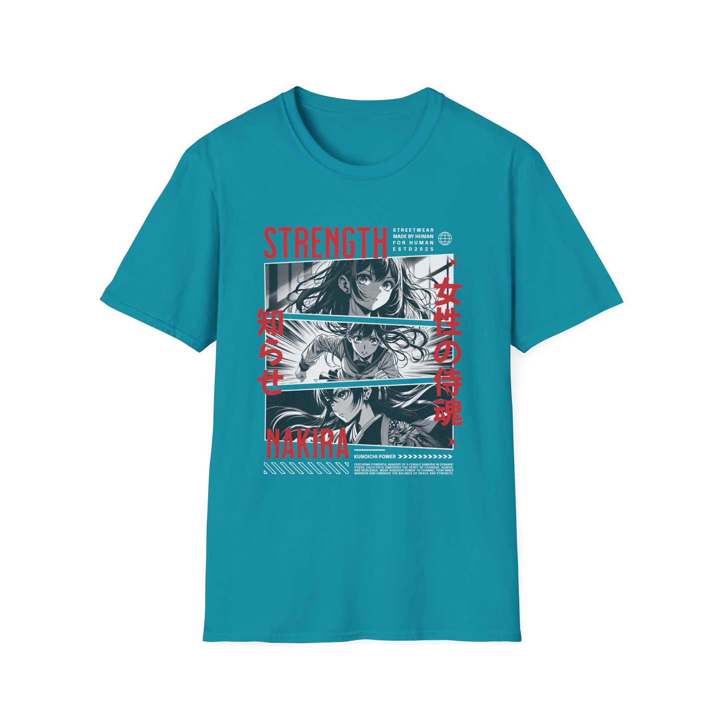 Nakira Strength Anime Girl T-Shirt