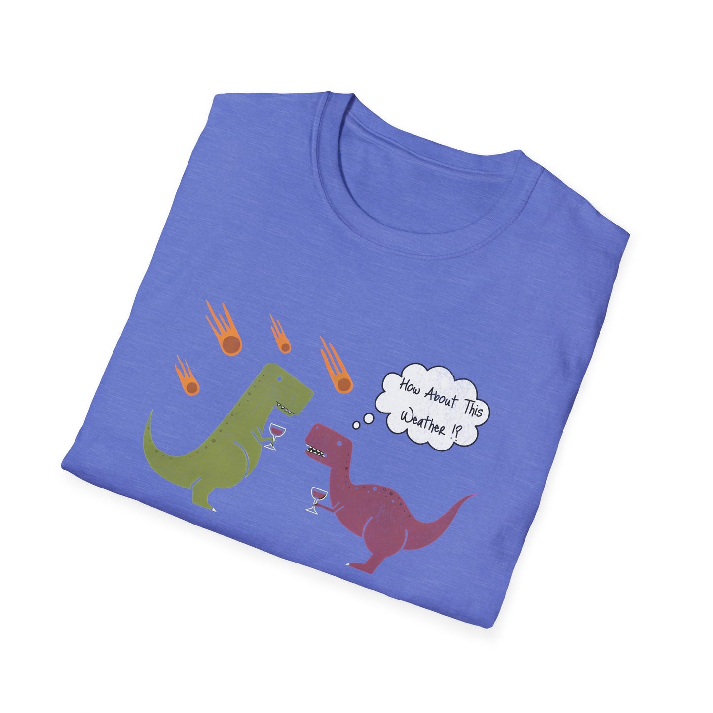 Funny T-Rex How About This Weather? Dino Puns T-Shirt