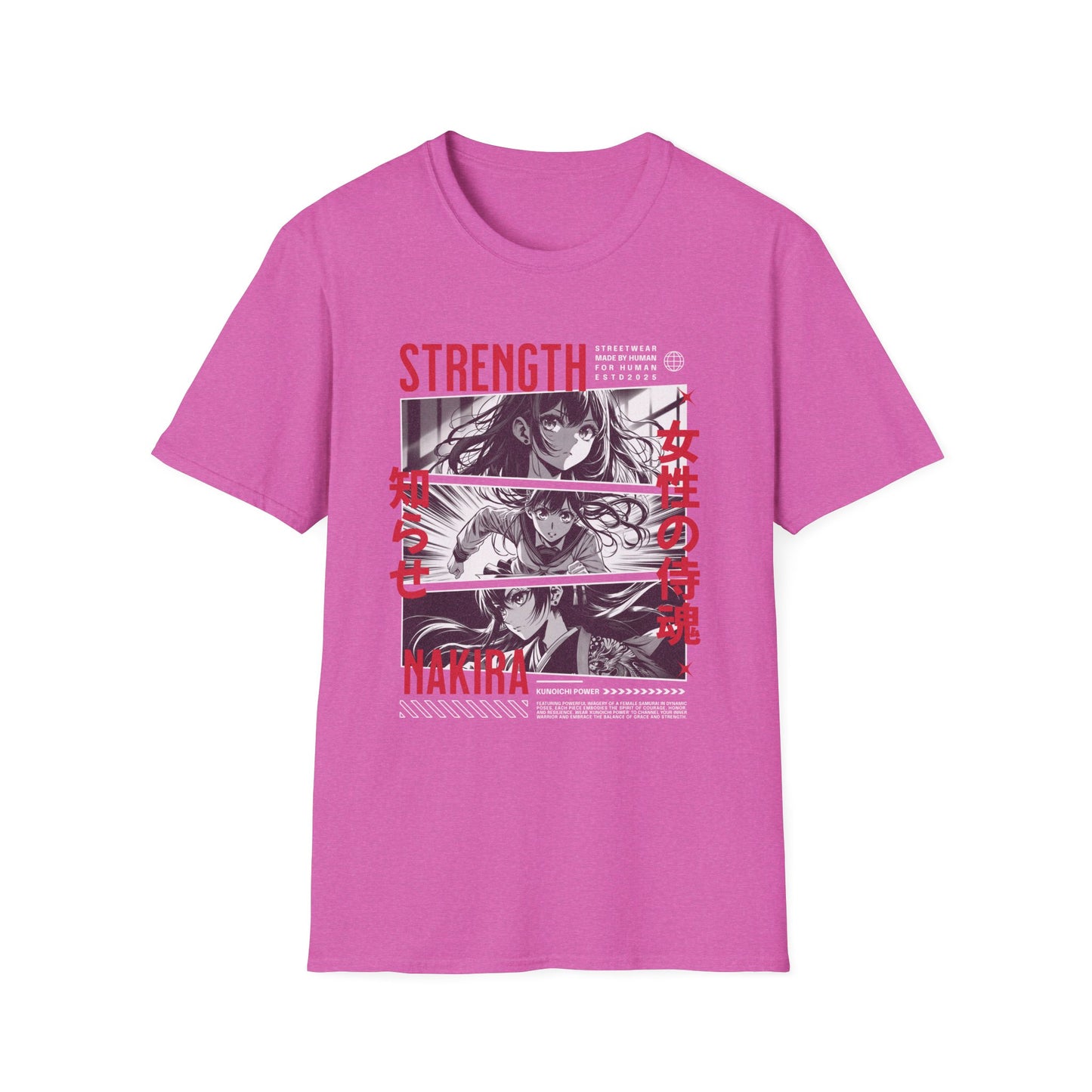 Nakira Strength Anime Girl T-Shirt