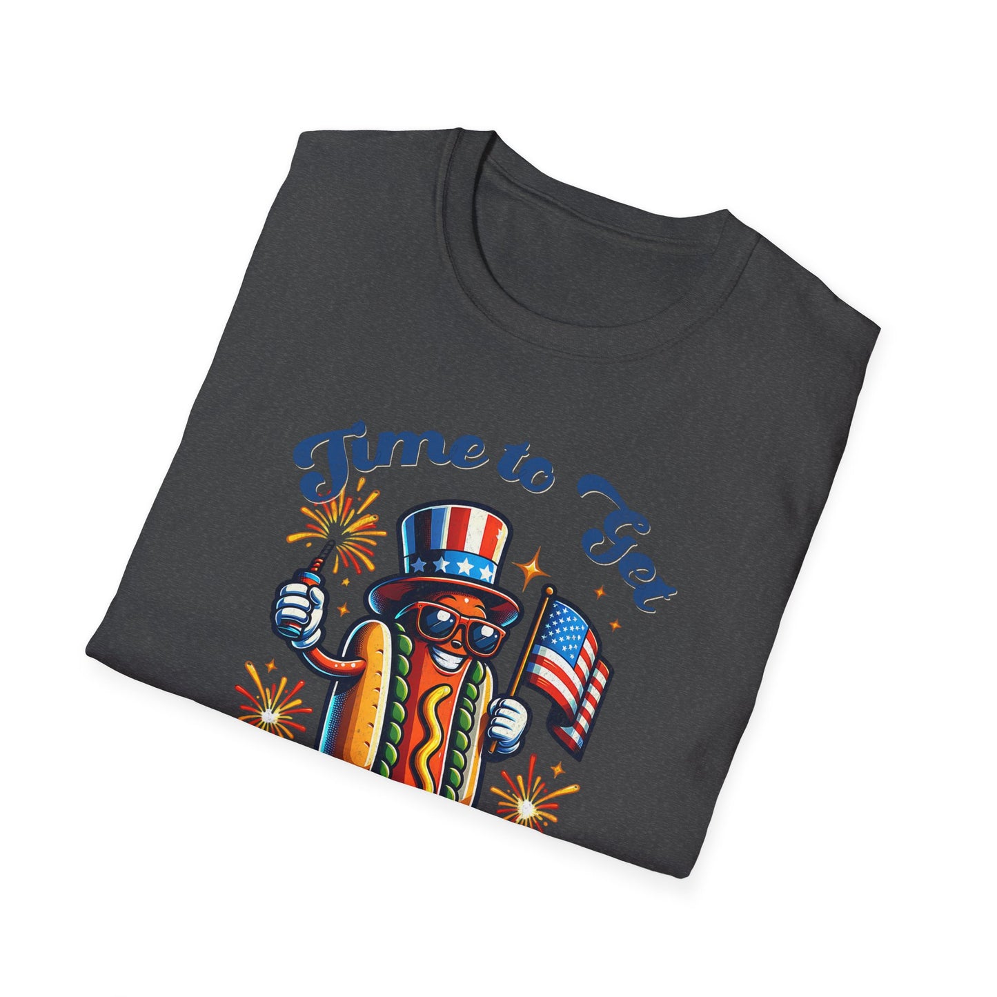 BBQ Hotdogs & Star-Spangled Shenanigans 4th of July T-shirt