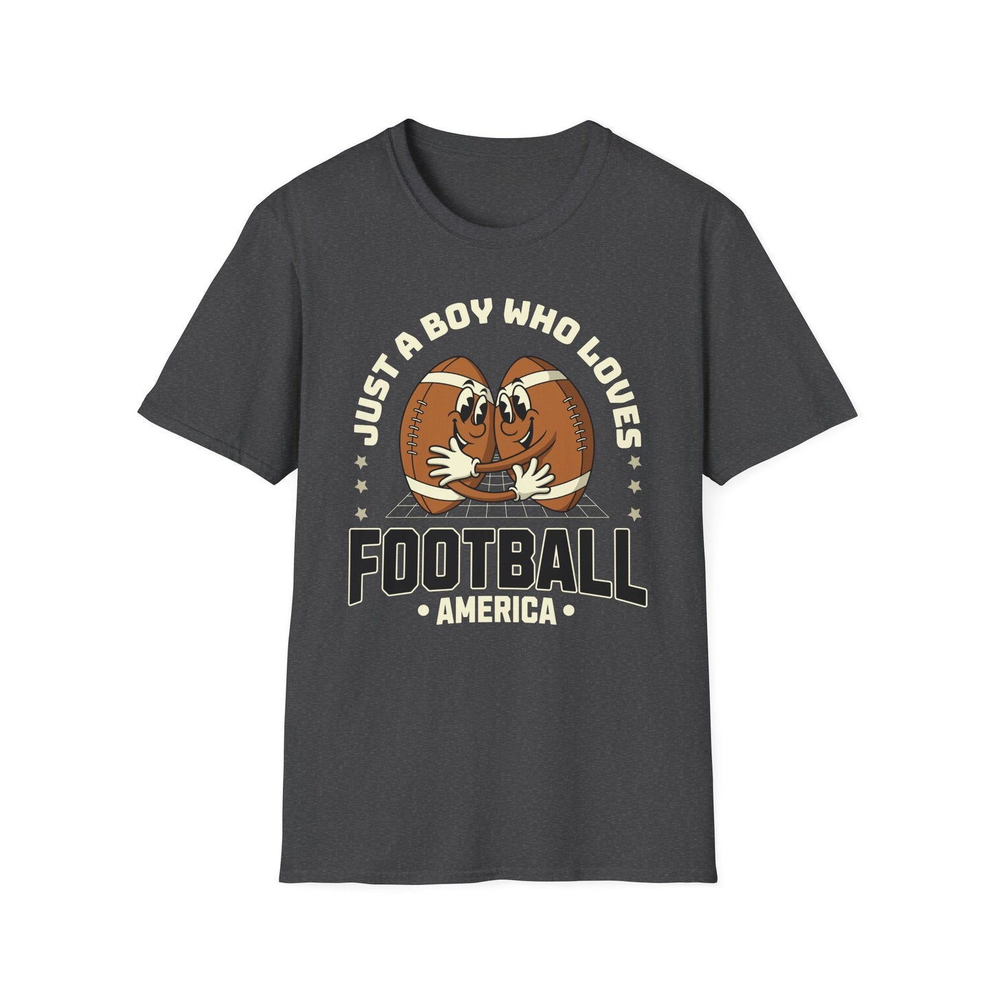 Just a Boy Who Loves Football Game Day T-Shirt
