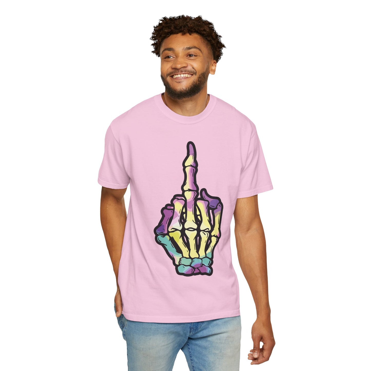 Skeleton Hand F You Streetwear T-shirt