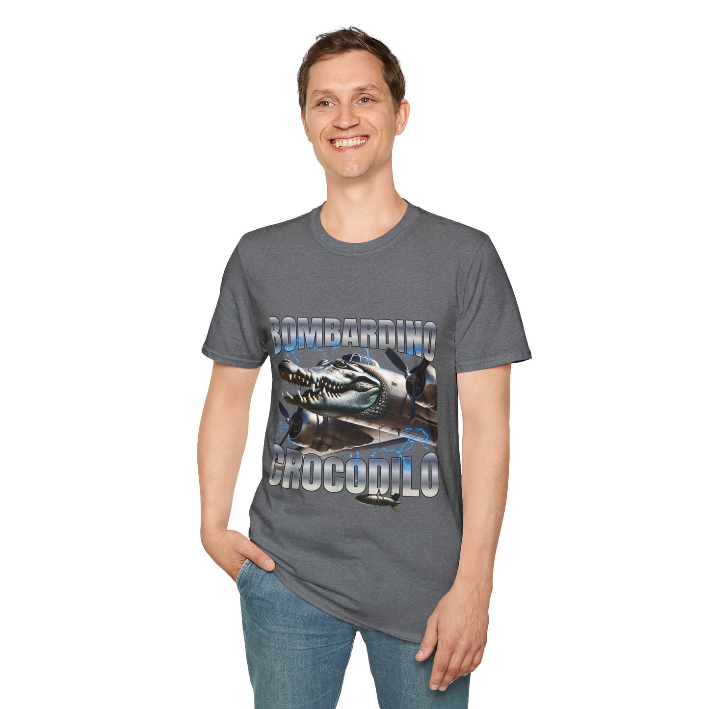 Funny Meme Bombardino Crocodilo T-shirt