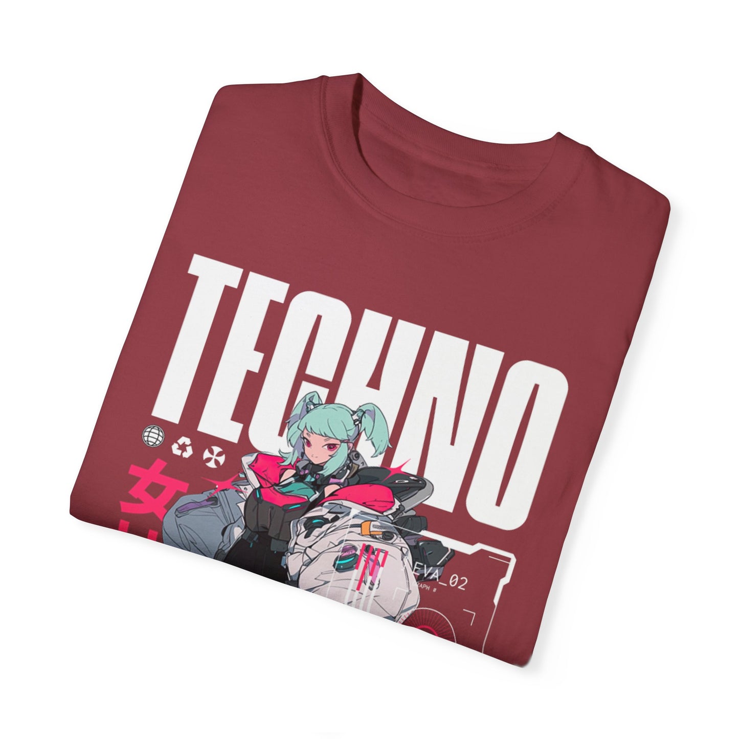 Techno Anime Girl T-shirt