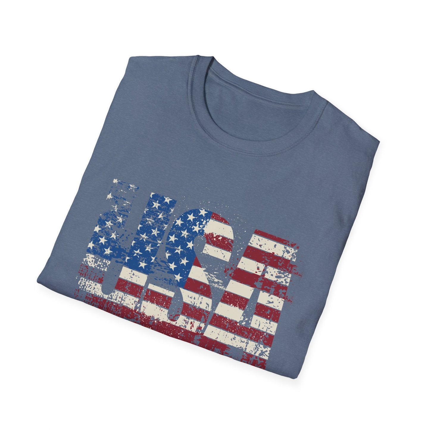 USA Pride US Flag Made in America 4th of July T-shirt