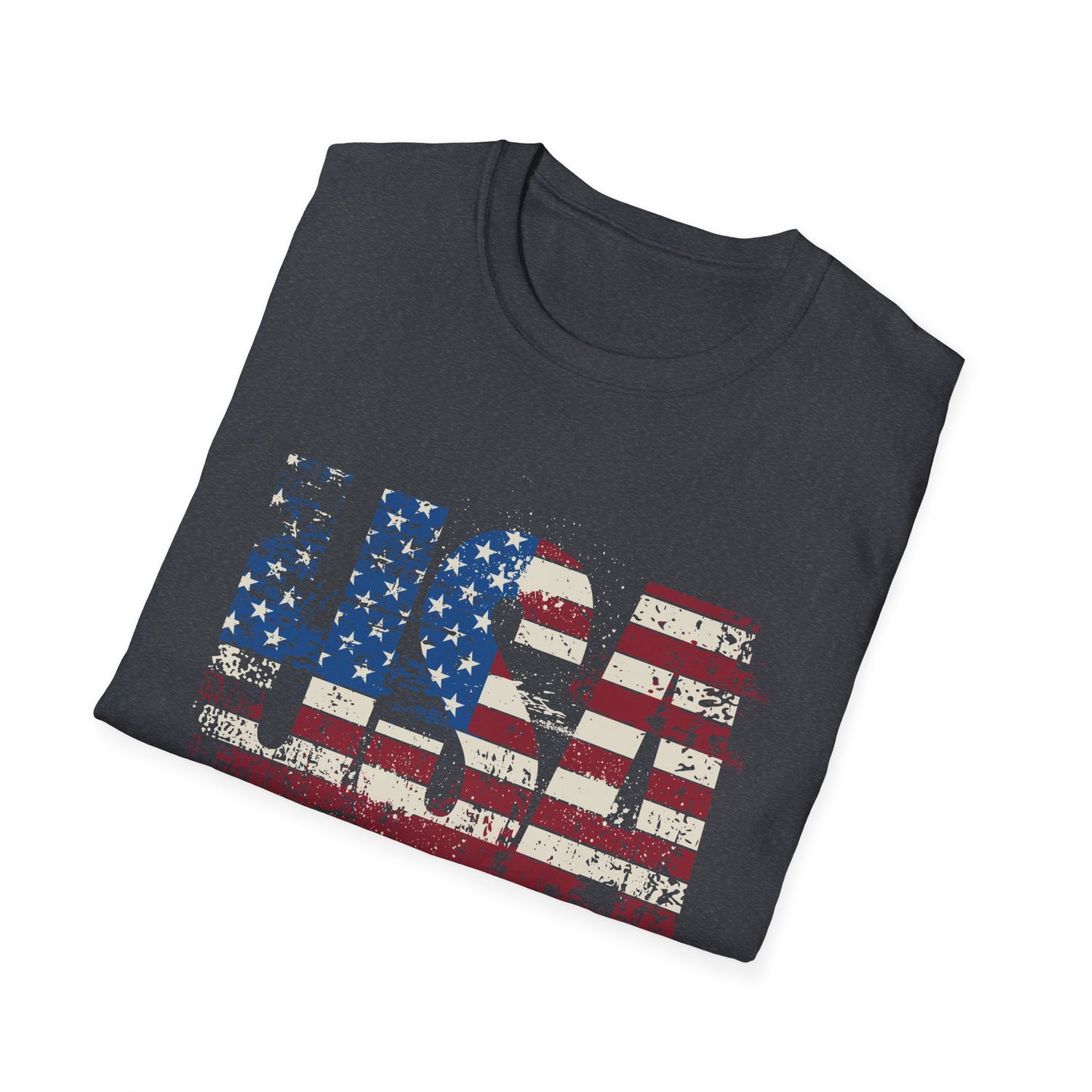 USA Pride US Flag Made in America 4th of July T-shirt
