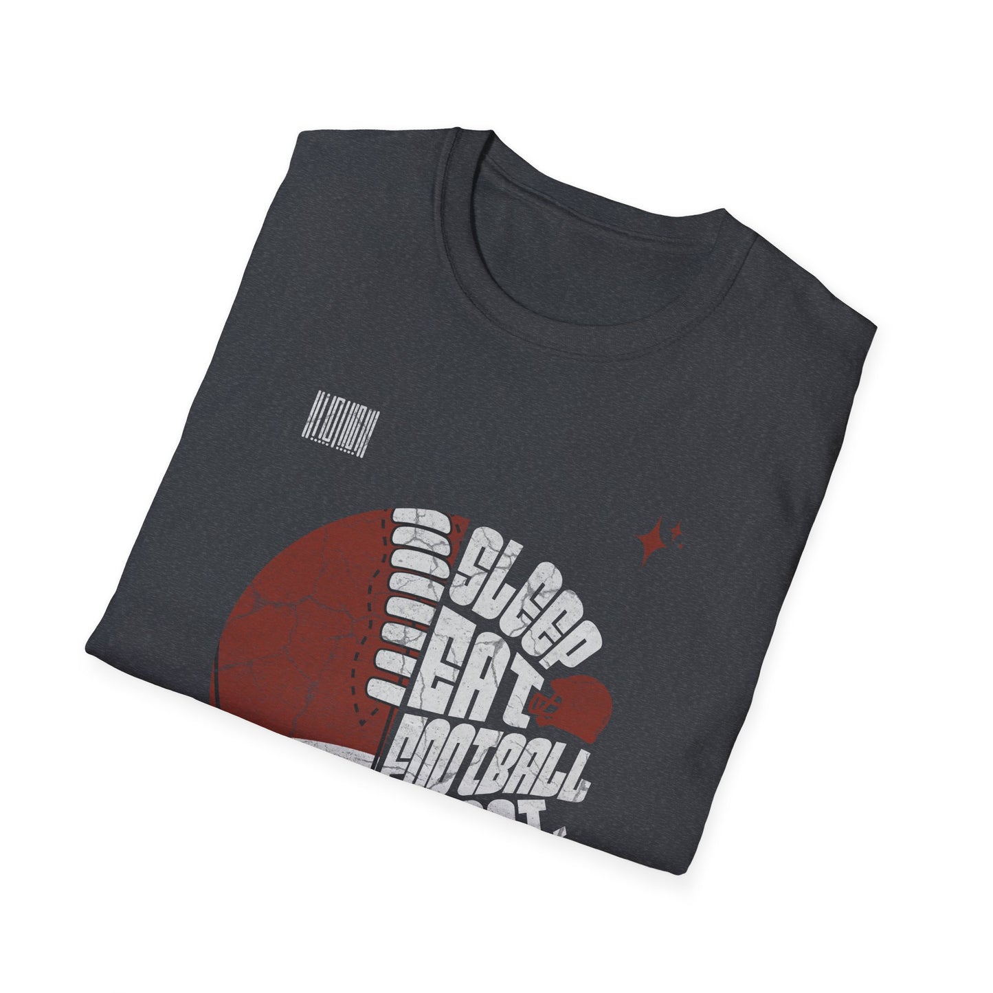 Eat Sleep Football Repeat Football Game Day T-Shirt
