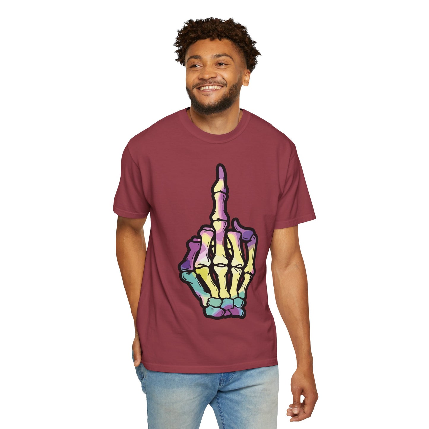 Skeleton Hand F You Streetwear T-shirt