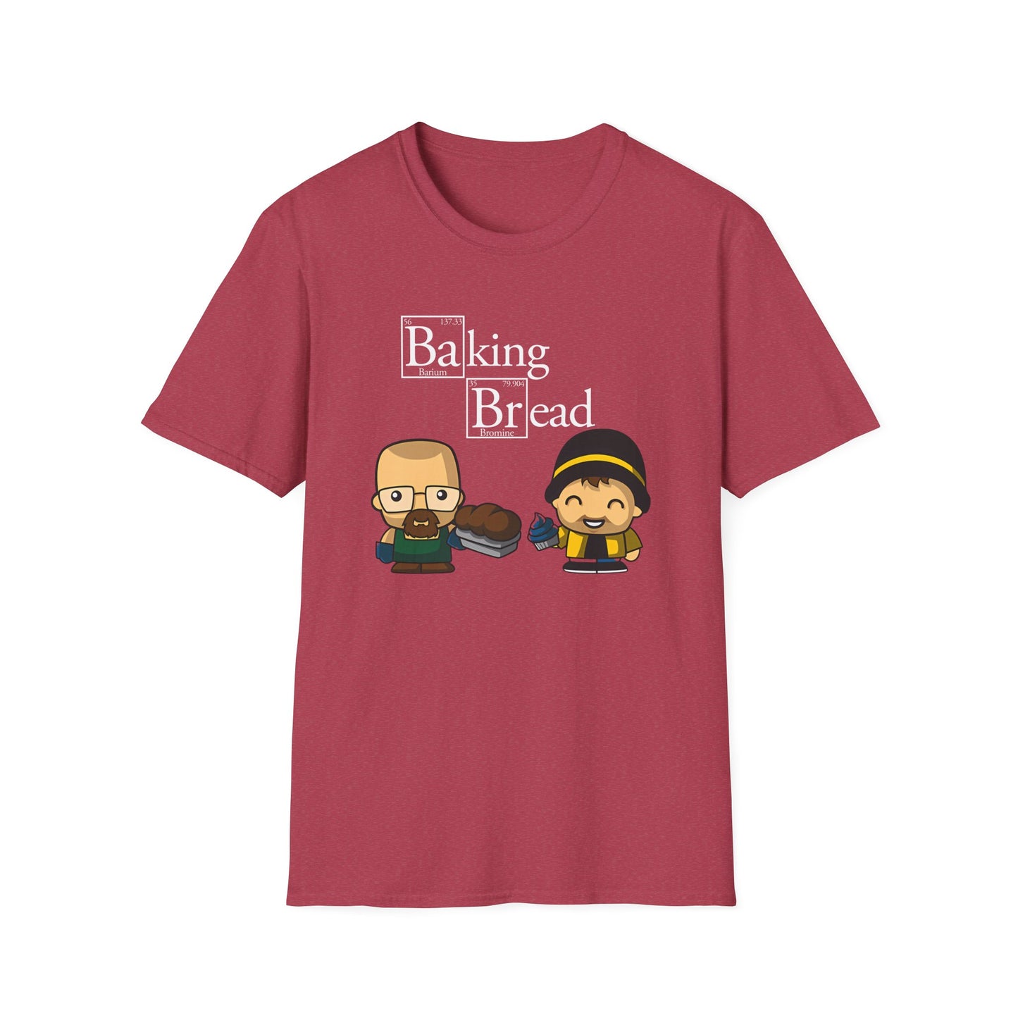Funny Pop Culture Hilarious Chemistry Student Baking Bread T-Shirt