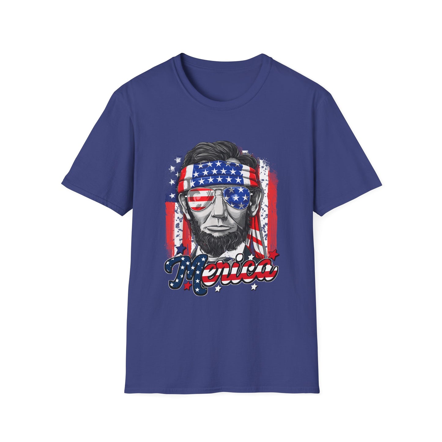 US Abe President Lincoln Merica 4th of July T-Shirt
