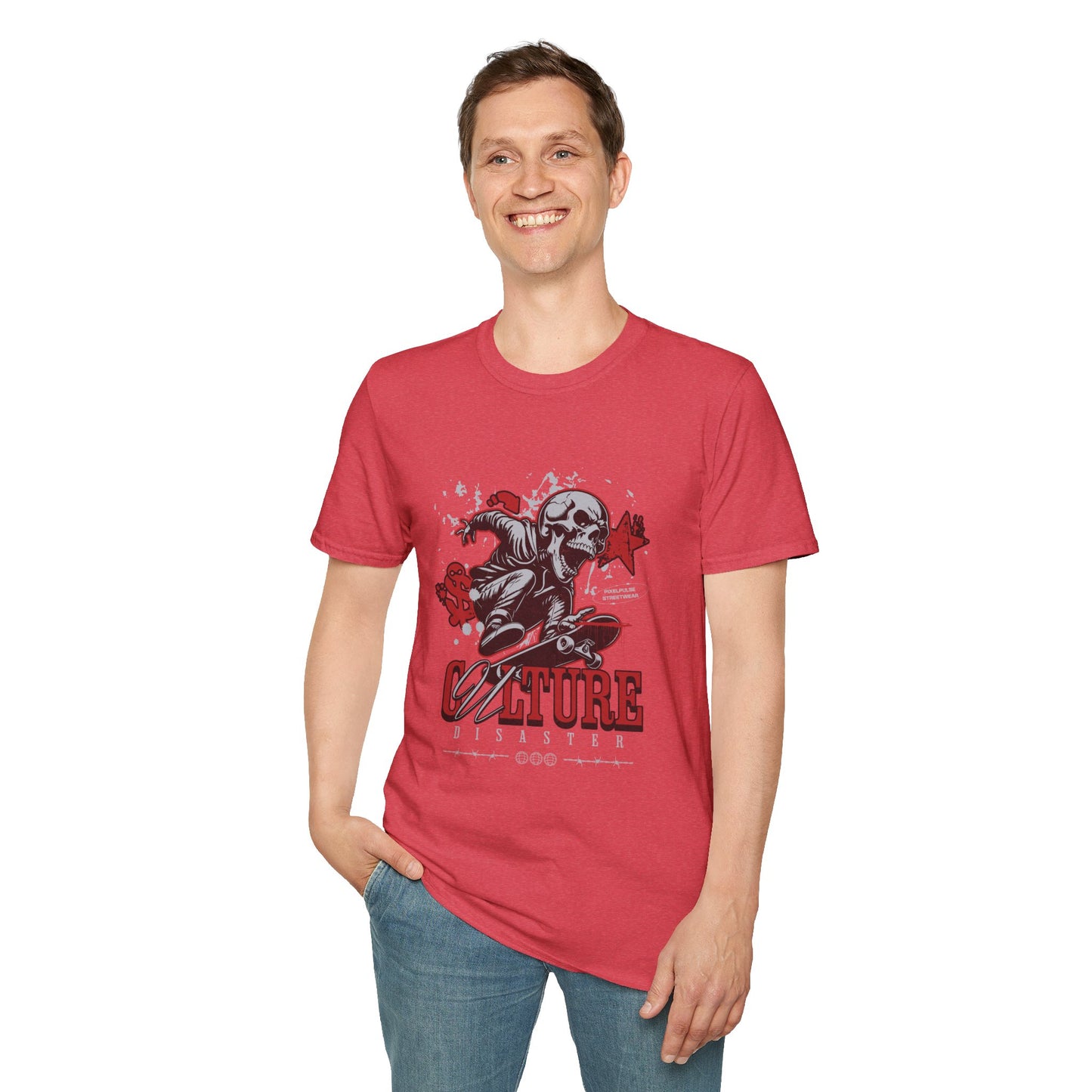 Culture is a Disaster Streetwear Funny Skull T-Shirt