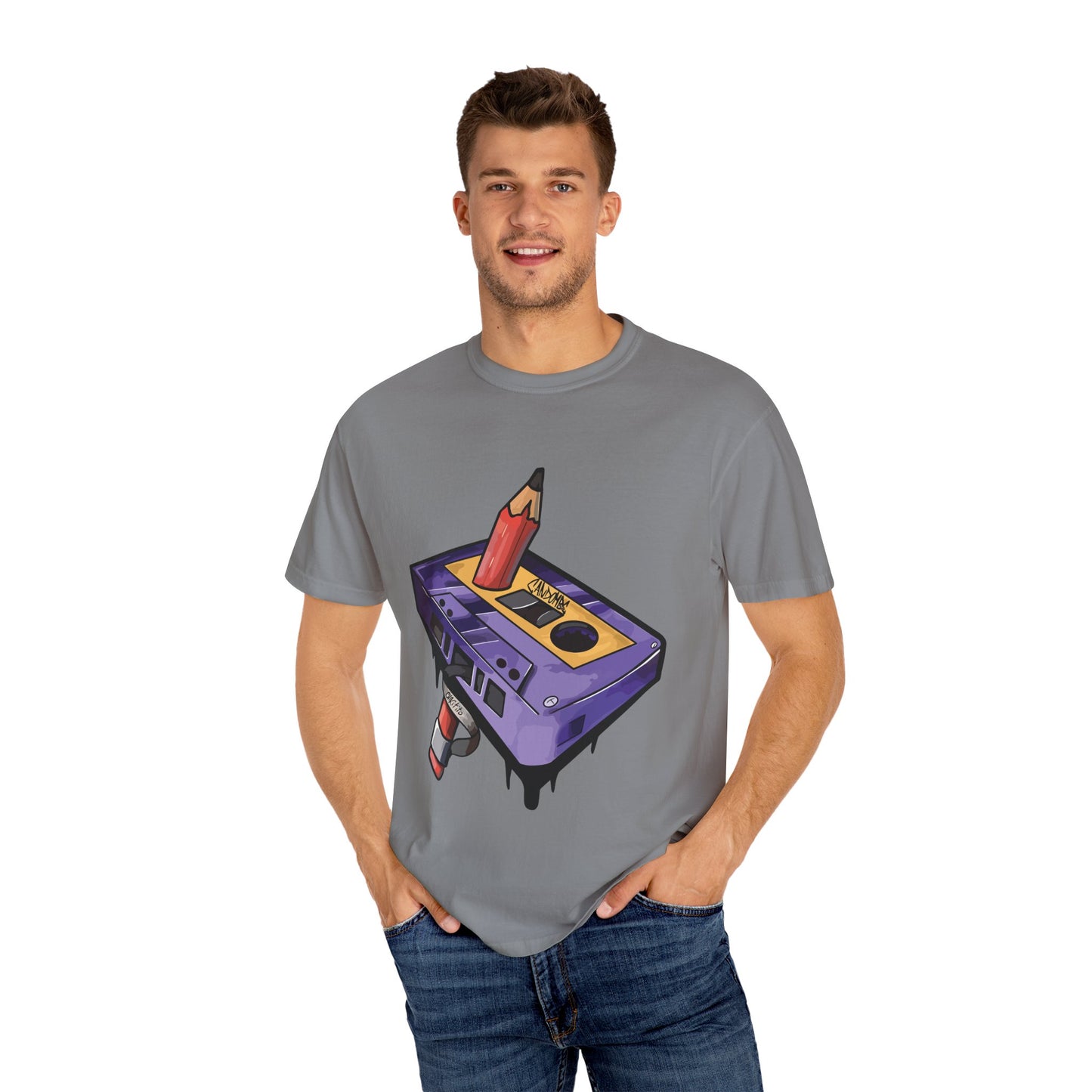 Funny Cassette Music Streetwear T-shirt