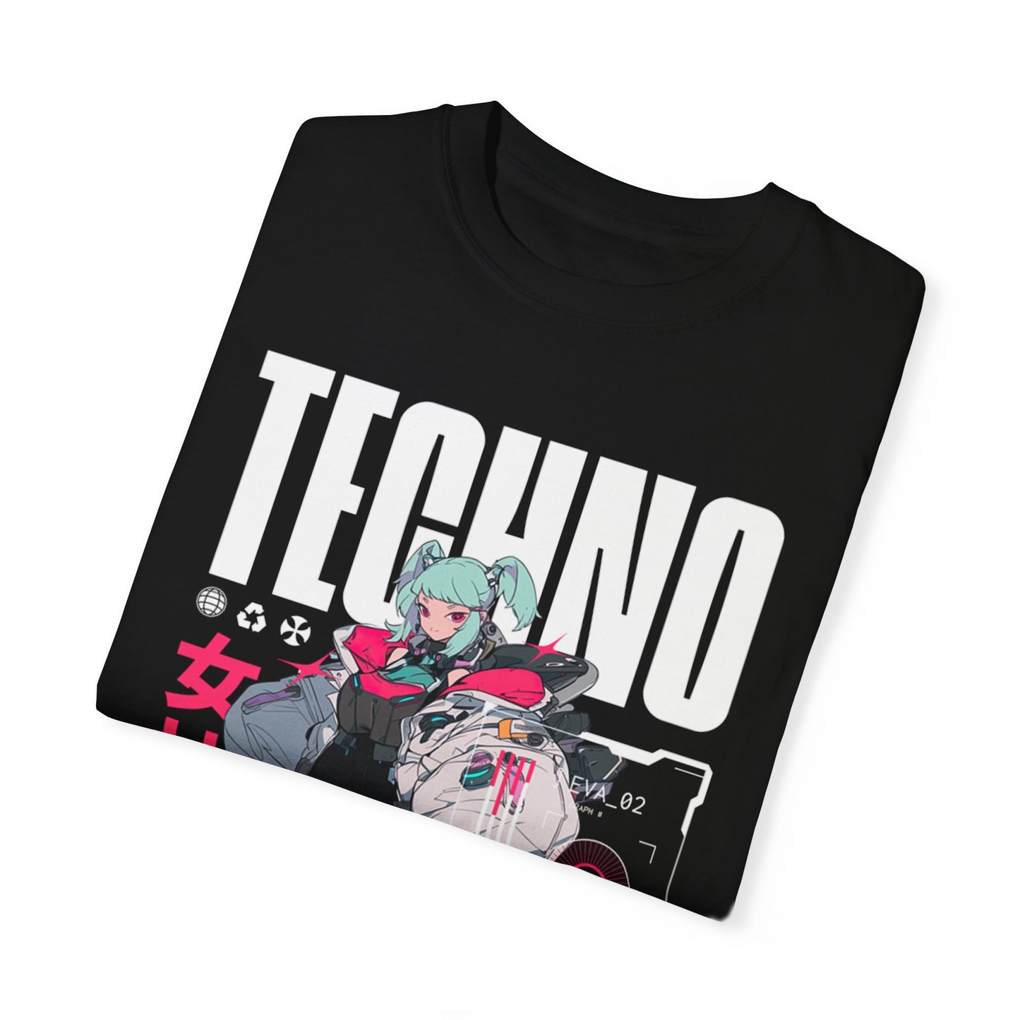 Techno Anime Girl T-shirt