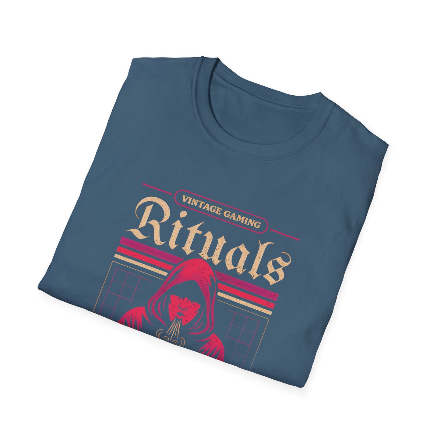 Vintage Gaming Rituals Retro Old School Gamer T-Shirt