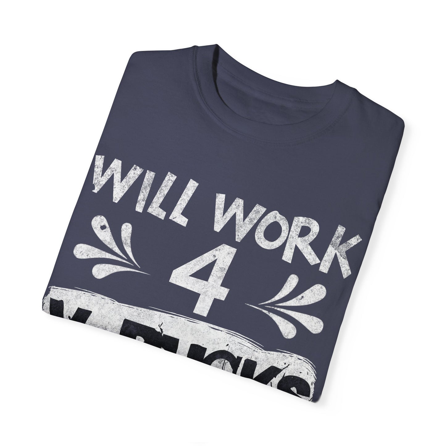 Will Work for V-Bucks Funny Gamer T-shirt