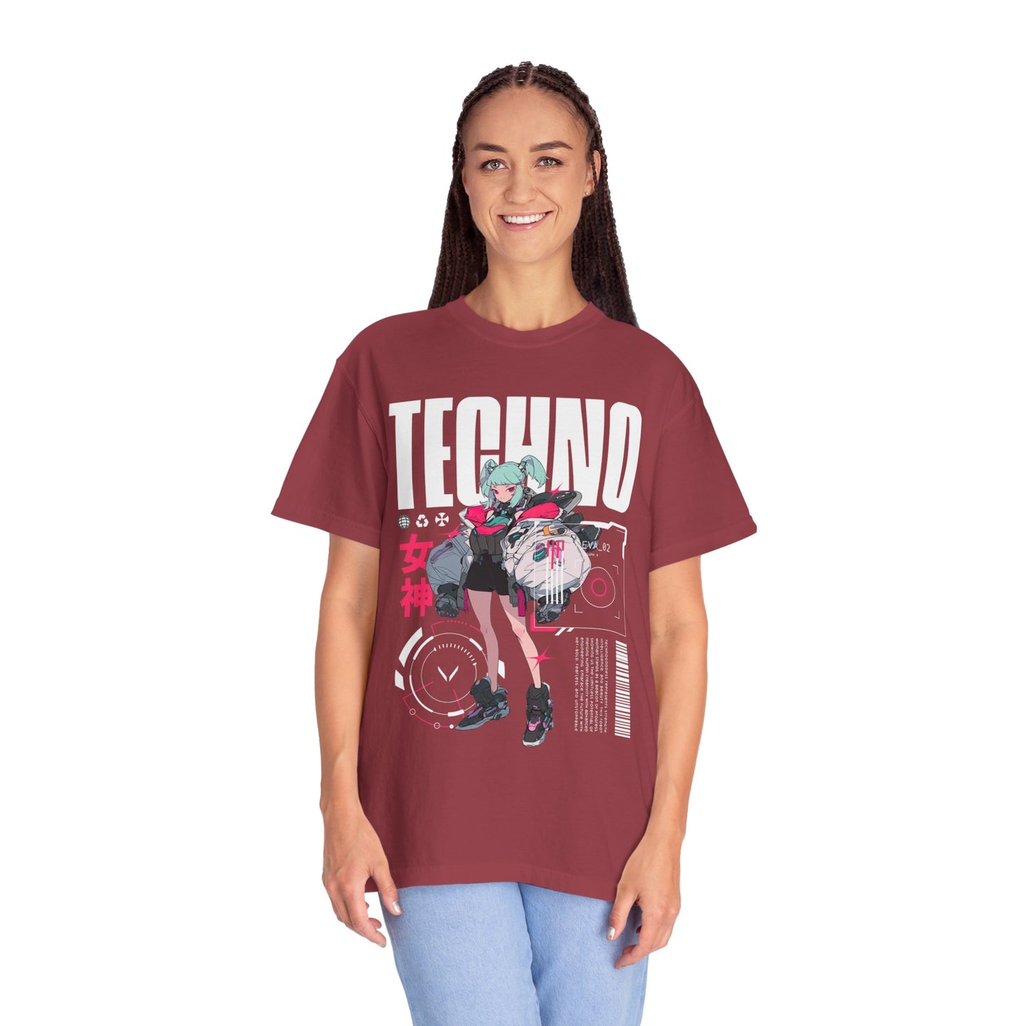 Techno Anime Girl T-shirt