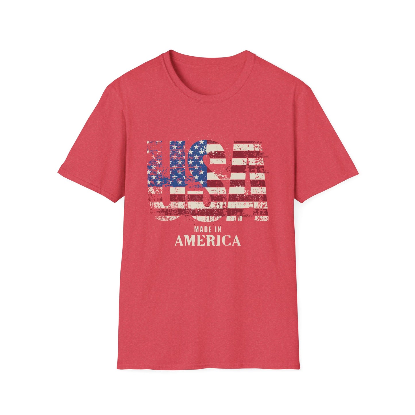 USA Pride US Flag Made in America 4th of July T-shirt