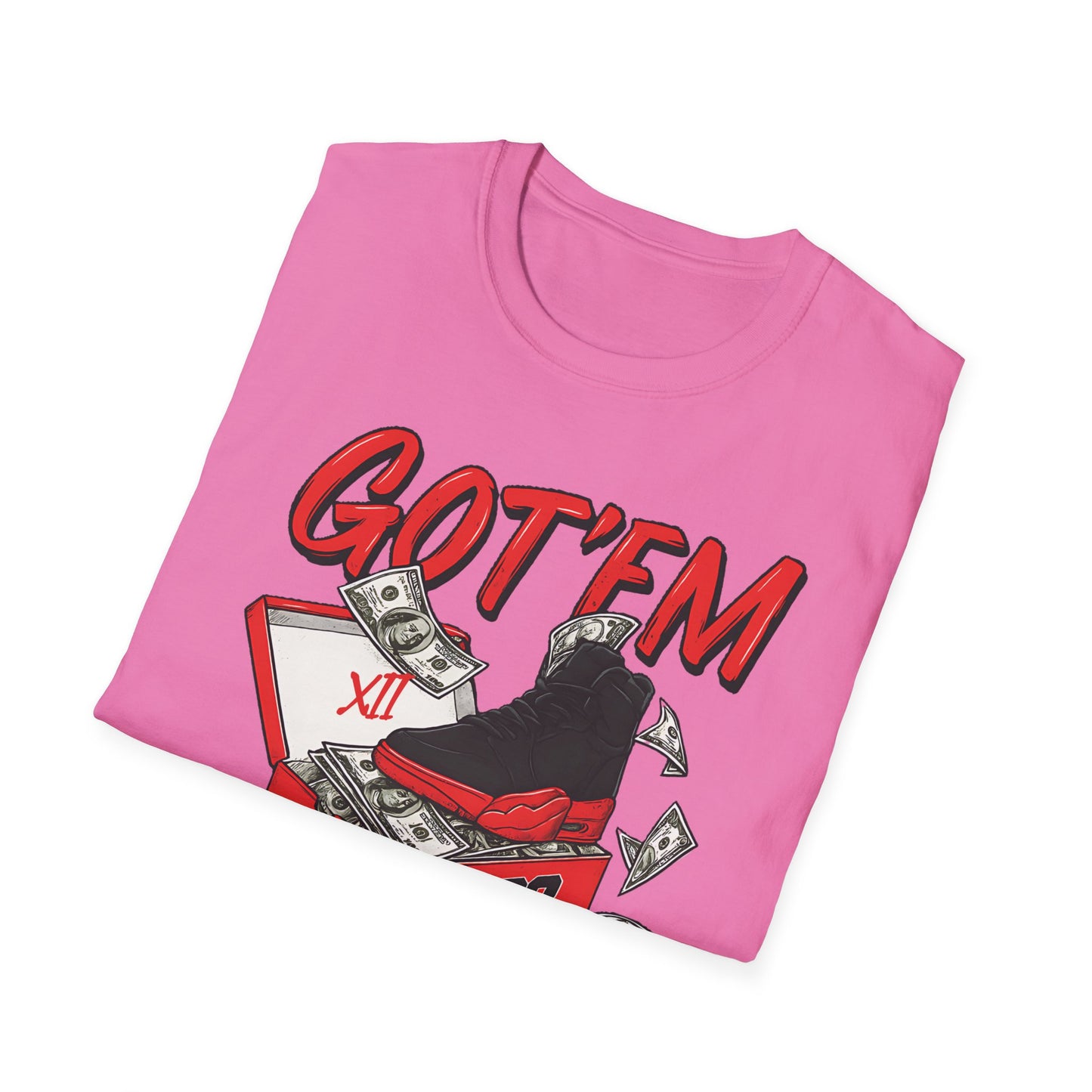Streetwear Match Jordan 12 Retro Flu Game - XII Graffiti Sneakerhead T-Shirt