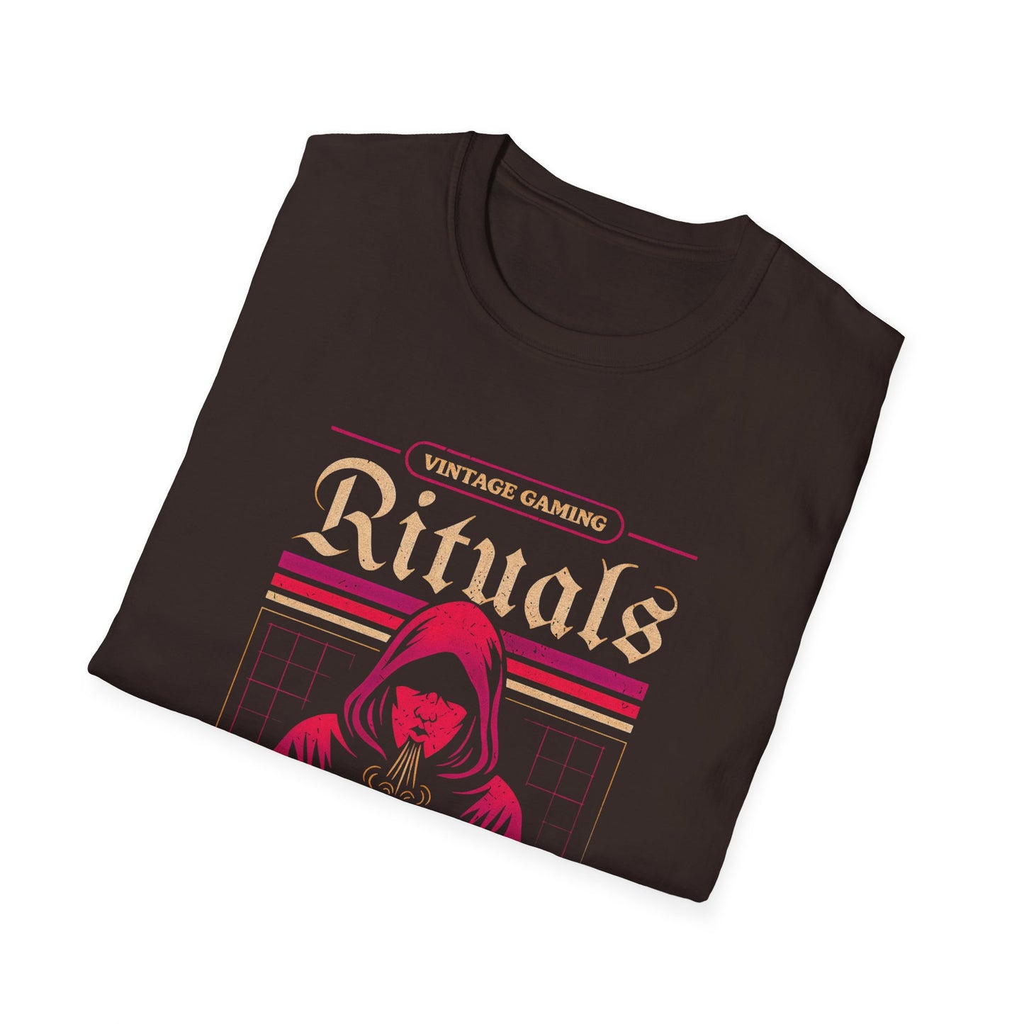 Vintage Gaming Rituals Retro Old School Gamer T-Shirt