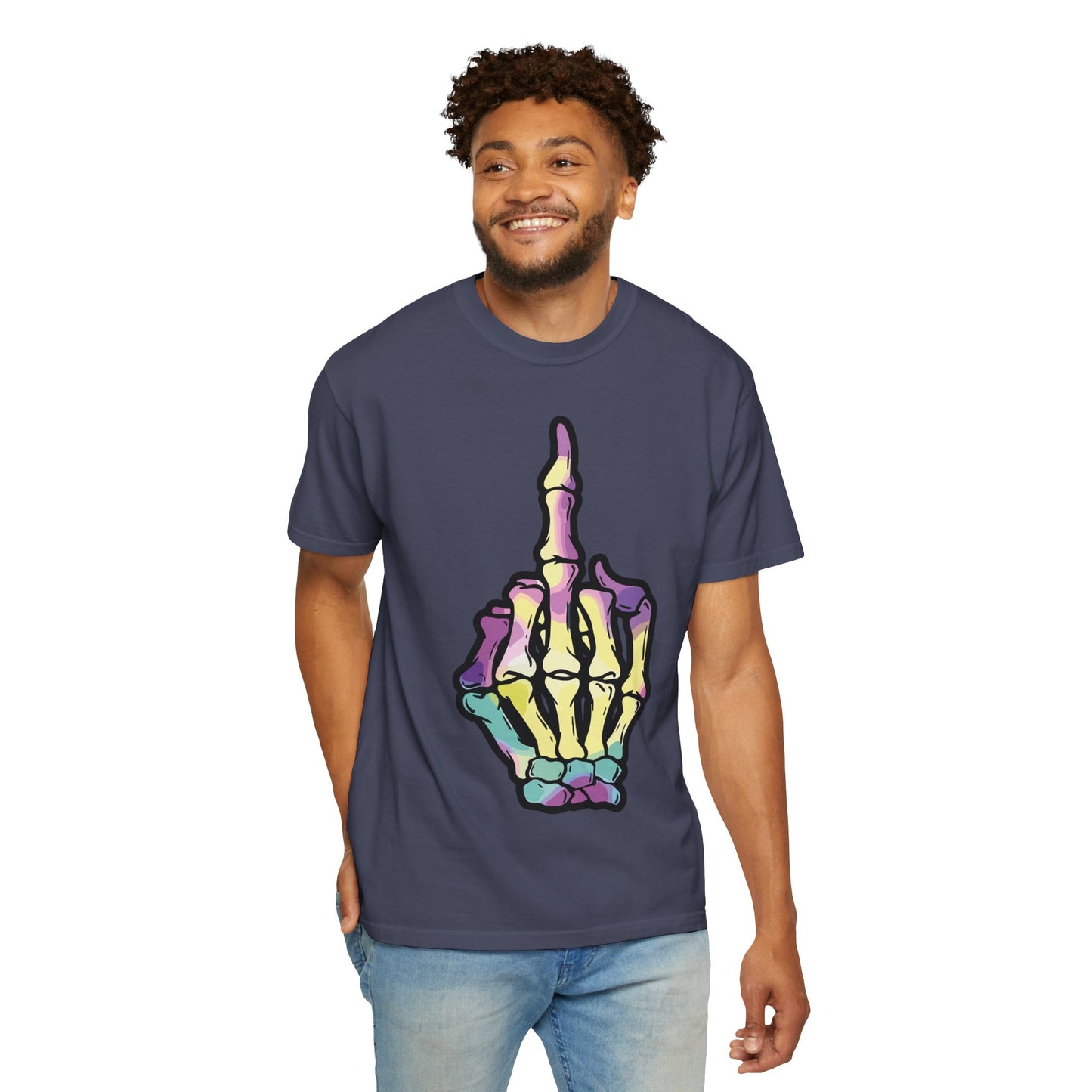 Skeleton Hand F You Streetwear T-shirt