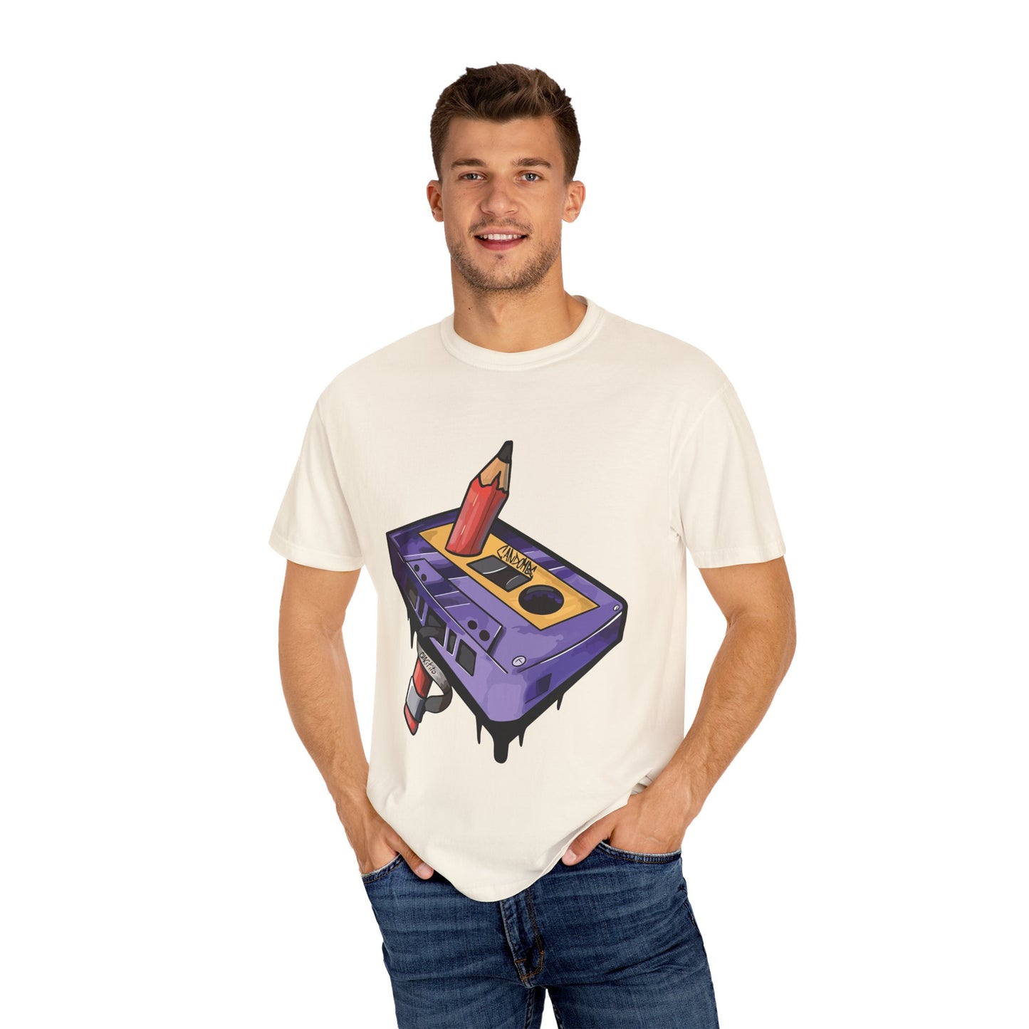 Funny Cassette Music Streetwear T-shirt