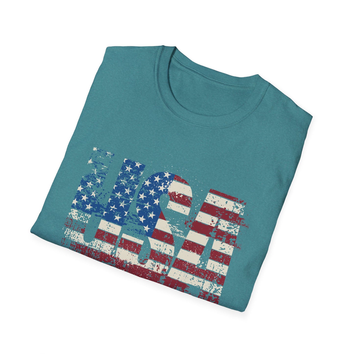 USA Pride US Flag Made in America 4th of July T-shirt