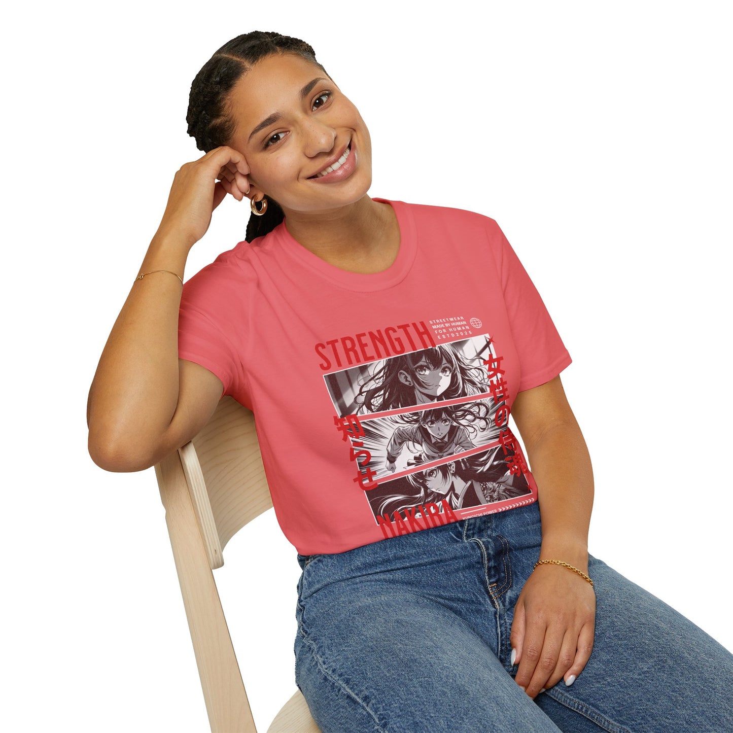 Nakira Strength Anime Girl T-Shirt