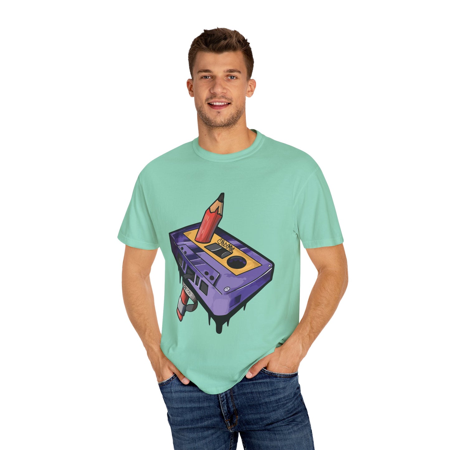 Funny Cassette Music Streetwear T-shirt