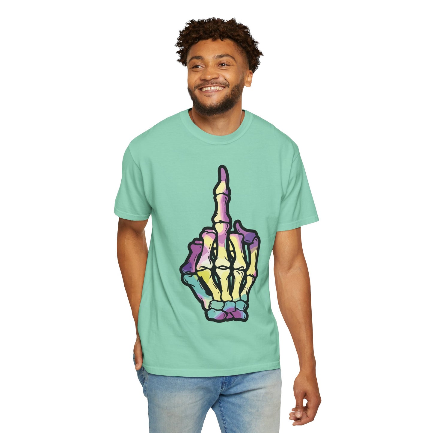 Skeleton Hand F You Streetwear T-shirt