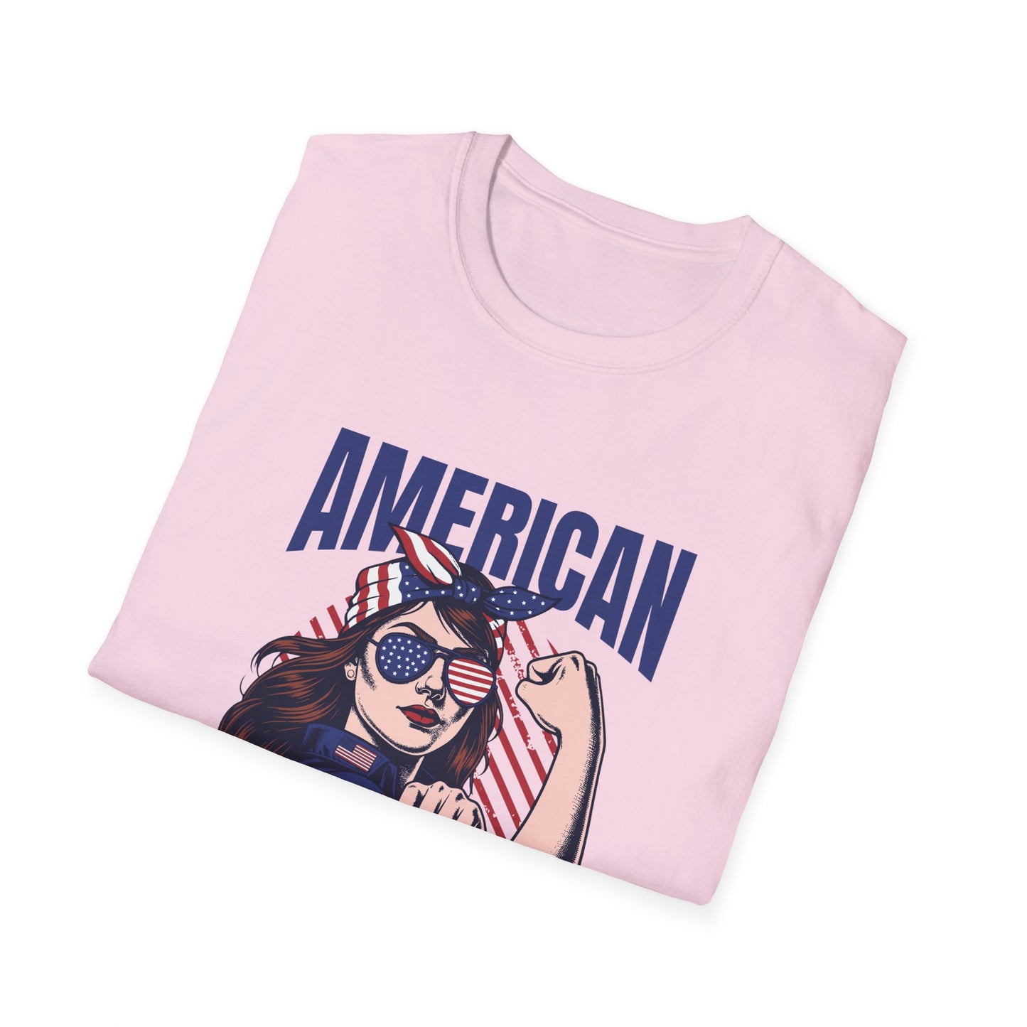 American Empowered Woman 4th of July Gifts Women's T-shirt